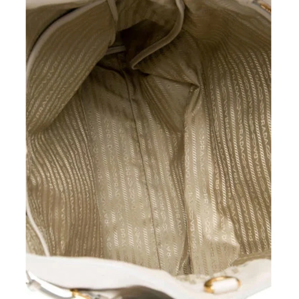 Prada White Tote Bag - Picture 4 of 11